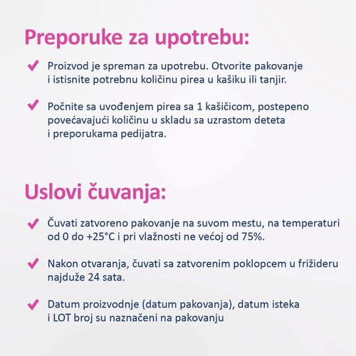 Fleur Alpine organski pire sa malinom i kinoom 8+, 120 g - jedno pakovanje Slike