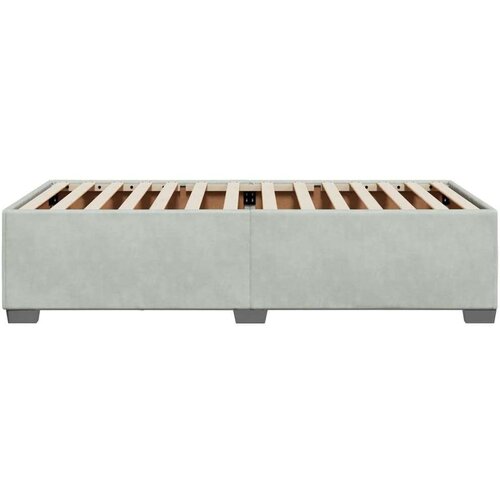 VidaXL okvir za krevet svjetlosivi 90 x 200 cm bar&amp;scaron;unasti Slike