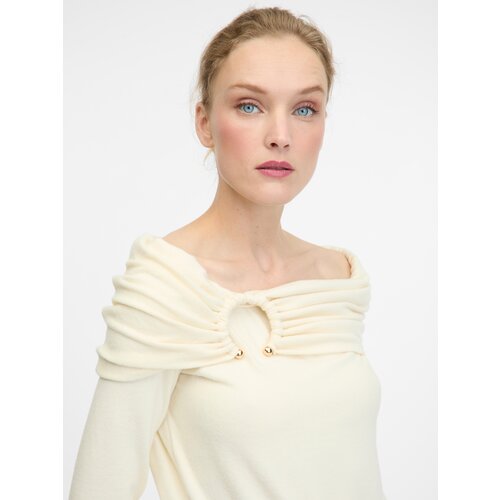 Orsay Cream women's long-sleeved T-shirt - Women's Cene