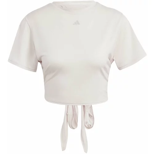 Adidas Tehnička sportska majica 'Studio' siva / bijela