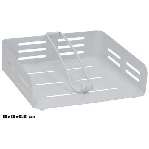  STALAK ZA SALVETE 18*18*6,5CM METALNI Slike