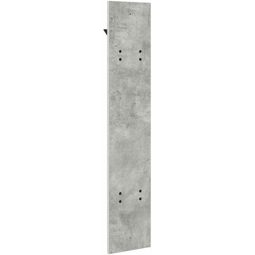  Vje&amp;scaron;alica za kapute na zidu Betonski sivi 20 x 1,5 x 100 cm Slike
