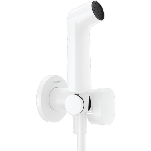 Hansgrohe ecosmart higijenski tuš za toplu vodu sa držačem za tuš i tuš crevom bela mat 29232700 Slike