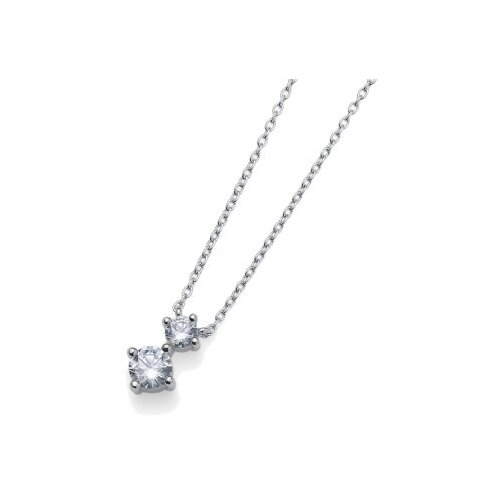 Oliver Weber newy 925ag white srebrni lančić sa belim swarovski kristalnim priveskom ( 61144 ) Cene