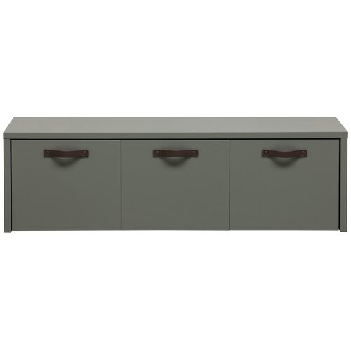 vtwonen Zeleni/sivi dječji ormar od masivnog bora 120x36 cm Stage – Cijene