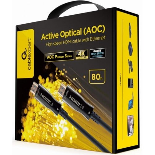 Gembird CCBP-HDMI-AOC-80M-02 Active Optical (AOC) High speed HDMI cable with Ethernet Premium 80m Slike