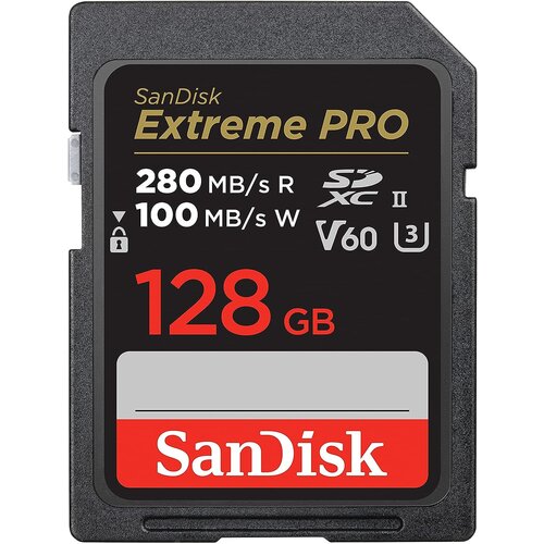 San Disk Extreme PRO 128GB V60 UHS-II SD, 280/100MB/s,V60,C10,UHS-II Cene