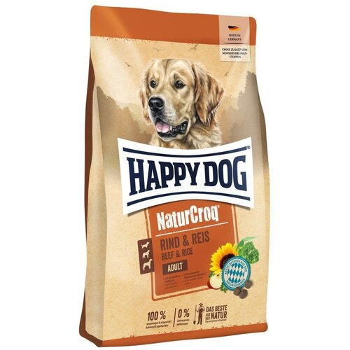Happy Dog Naturcroq Beef & Rice Visoko svarljiva hrana za odrasle pse, 15kg Cene