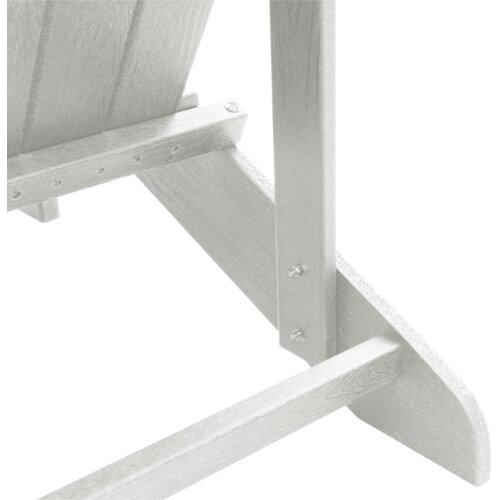 vidaXL Adirondack Stoli s Oslonci za Noge 2 kosa Bela HDPE Cene