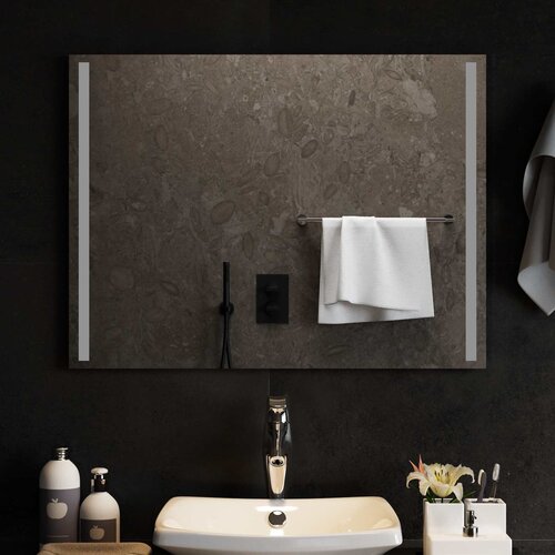  LED kupaonsko ogledalo s ogledalom *Transparent*an 80 x 60 cm Slike