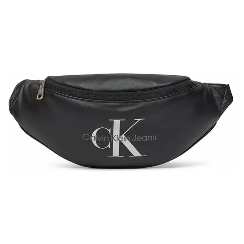 Calvin Klein Jeans torba za okoli pasu Monogram Soft Waistbag38 K50K511505 Črna