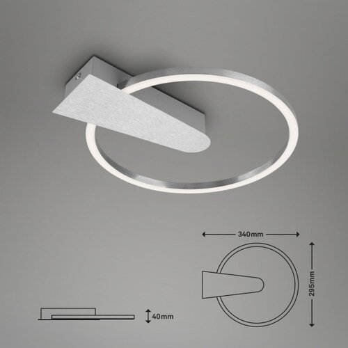 BRILONER 3542-018 - led prigu&amp;scaron;iva stropna svetiljka nico LED/12W/230V hrom Slike