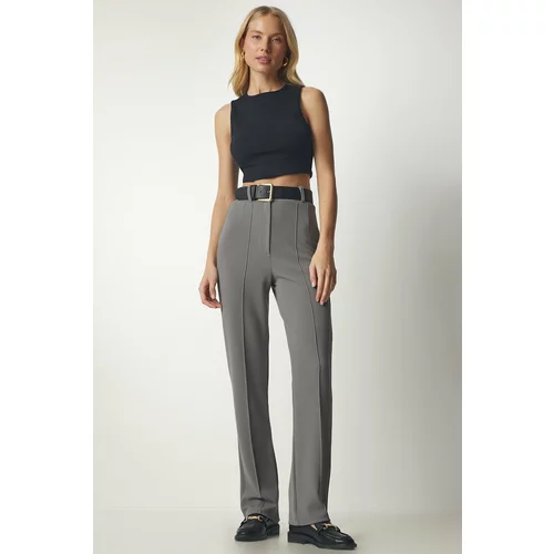 Happiness İstanbul Pants - Gray - Straight