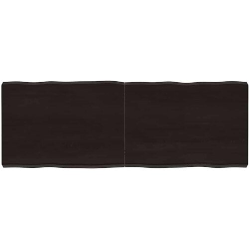 Stolna ploča tamnosmeđa 140x50x(2-6) cm obrađena hrastovina Cene