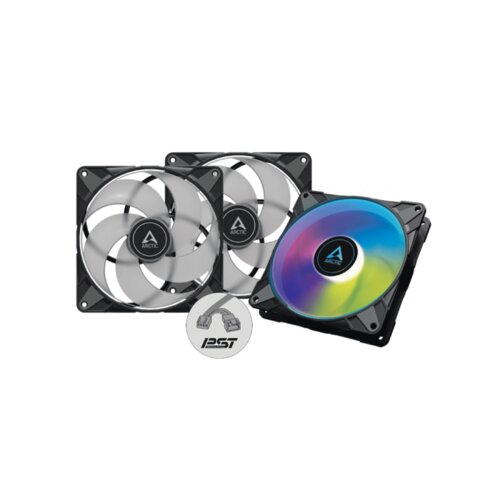 Arctic Fan P14 PWM PST A-RGB black, 3 packpressure-optimised, semi-passive Cijene