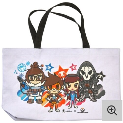 Overwatch Cute But Deadly Tokidoki platnena torba Blizzard Slike