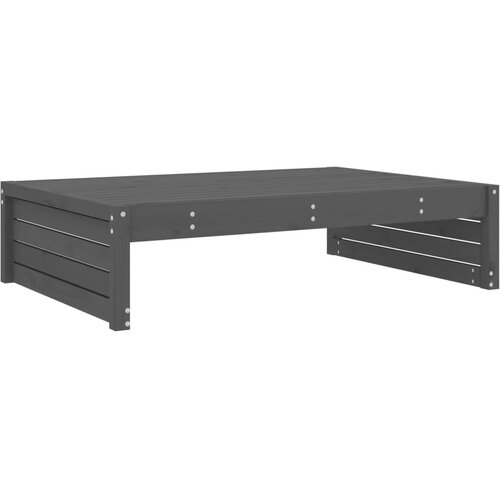 Maison Chic Vrtni stolček - Vrtni stoli za noge siv 120x80 cm trdna borovina JS929, (21877673) Cene