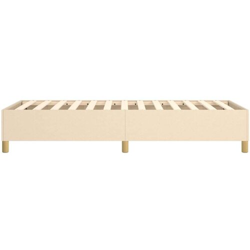  Za krevet s oprugama krem 80 x 200 cm od tkanine Slike