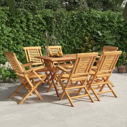  Sklopive vrtne stolice 6 kom 56x63x90 cm od masivne tikovine Cijene