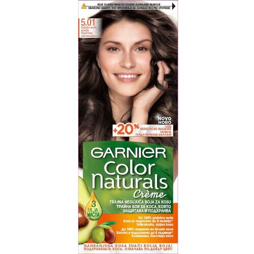 Garnier color naturals boja za kosu 5.01 deep light brown Cene