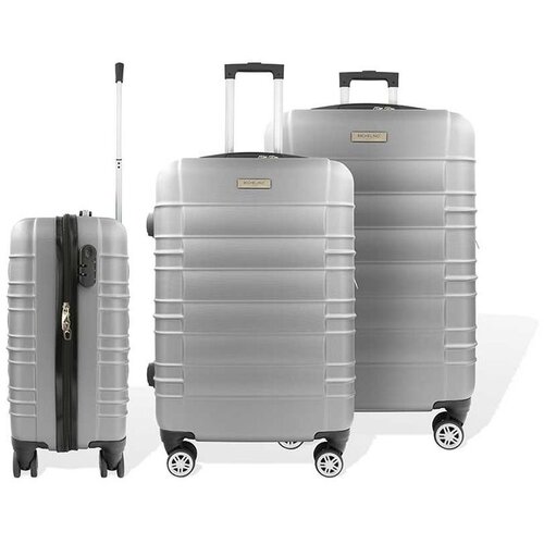 Hoffmanns 3-dijelni ABS set kofera Travelstar srebrna Cijene