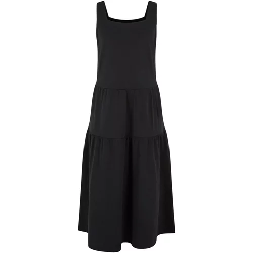 Urban Classics Kids Girls' 7/8 Length Valance Summer Dress - Black