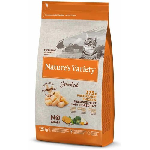 Nature's Variety hrana za mačke sa piletinom selected adult sterilised 1.25kg Slike