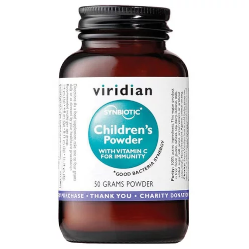 Viridian Nutrition Otroški probiotiki v prahu z vitaminom C Viridian (50 g)