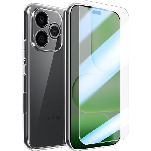 Oem Mayaxess, Ovitek za Honor 600 Lite z zaščito zaslona iz kaljenega stekla, Prozorna, (5000274287) Cene