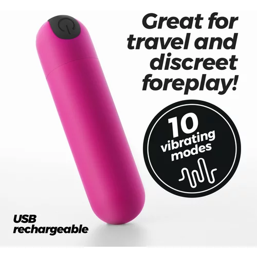 Crushious IMOAN RECHARGEABLE VIBRATING BULLET PINK