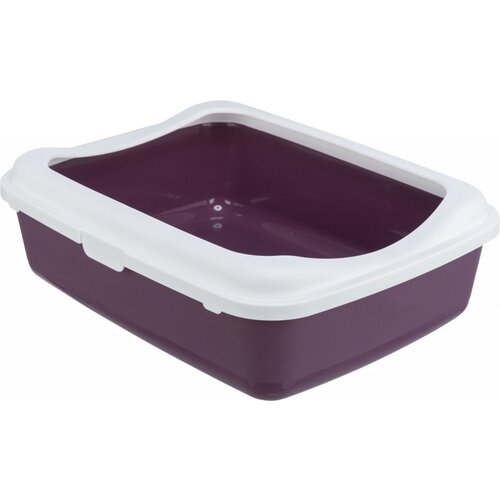  Toalet za mace classic sa ramom 37x15x47 bordo/beli Cene