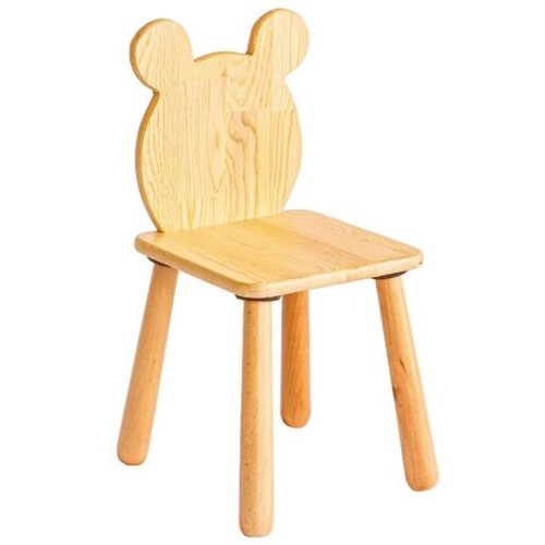 Hanah home Dečija stolica Bear, 28x32x28 cm, Hrast Slike