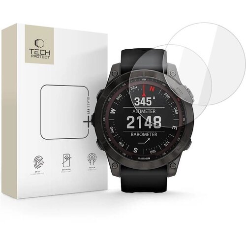 TECH-PROTECT KALJENO STEKLO GLASS FIT+ ZA GARMIN FENIX 7X 7X PRO 2-KOMPLET, (5000336451) Cene