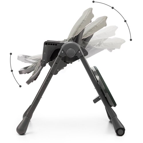Kinderkraft kinderkraf hranilica 2U1 tummie gray Slike