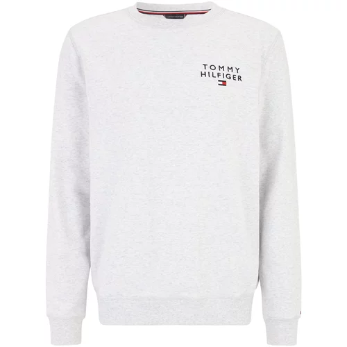 Tommy Hilfiger Underwear Sweater majica siva melange / crvena / crna