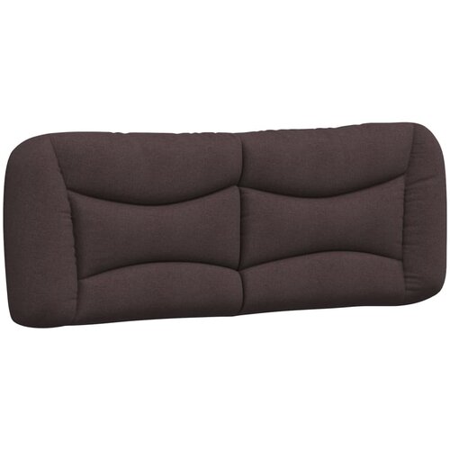 Maison Chic posteljno vzglavje - vzglavna omarica - vzglavna stranica temno rjava 140 cm blago, (21703973) Cene