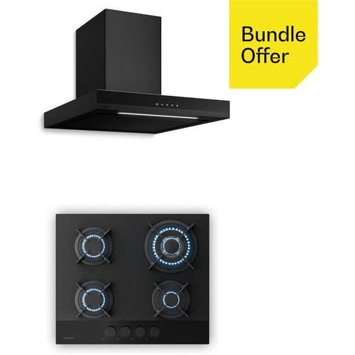 Klarstein Velaire plinski štednjak + Velaire kamin-napa | Minimalistički i elegantno | 60 cm Cijene