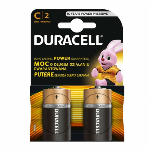 Duracell alkalne baterije C LR14/BP2 Slike