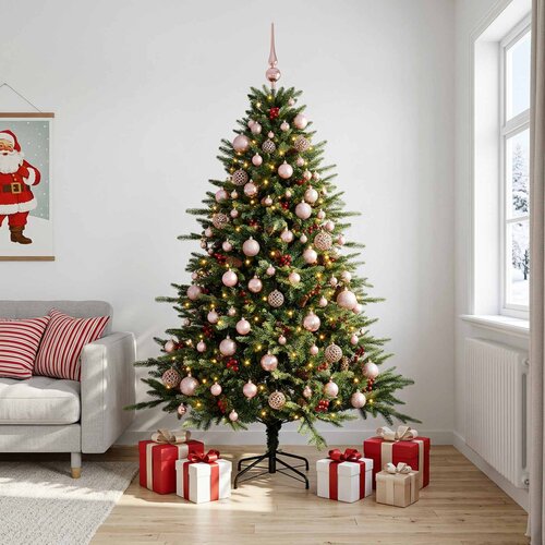 Umjetno božićno drvce s kuglicom 240 cm 300 LED lampica Cene