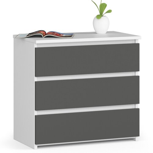 AKORD SZAFKA NOCNA CL3 60 cm PK BIAŁA / SZARY, (21714077) Cene