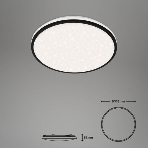 BRILO LED prigu&amp;scaron;iva stropna svetiljka STARRY SKY LED/24W/230V Wi-Fi Tuya+ daljinski upravljač Slike