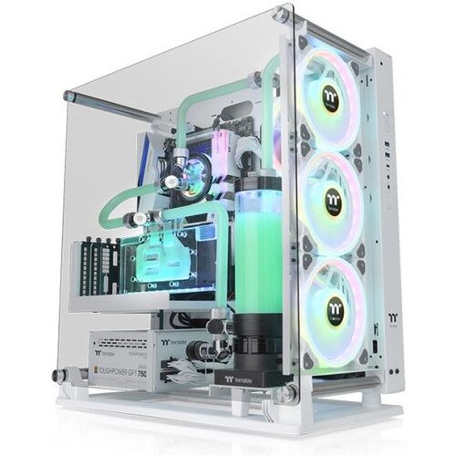 Thermaltake kućište core P3 tg pro snow/wall mount/glass/noriser Cene