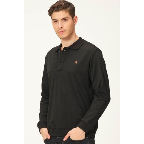 Dewberry V4007 MEN'S SWEATSHIRT-BLACK Cene