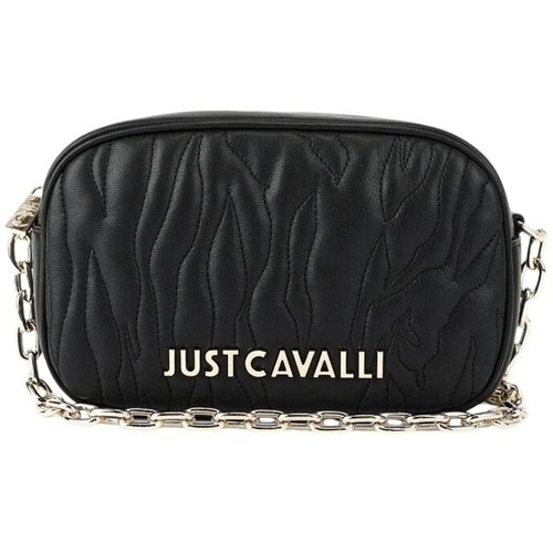 Roberto Cavalli Torbe za čez ramo 77RA4BE1 Črna Slike