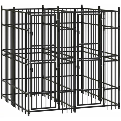  vanjski kavez za pse čelični 3,69 m²
