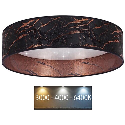  Brilagi - LED plafonjera VELVET STAR LED/24W/230V &Oslash; 40 cm crna/bakrena Cene