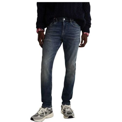 Tommy Hilfiger slim-tapered fit muške farmerke THDM0DM20553-1BK Slike