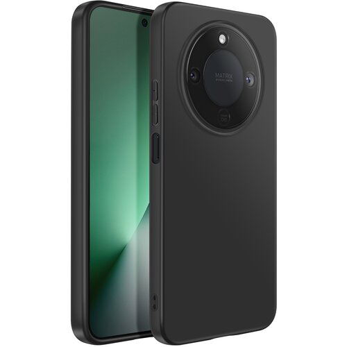Oem Mayaxess, Silikonski ovitek za Honor Magic 8 Lite odporen na udarce, Črna, (5000274289) Cene