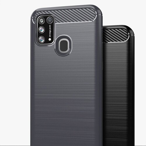 Carbon Case Fleksibilna TPU futrola za Samsung Galaxy M30s / Galaxy M21 Slike