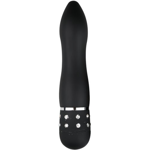 EasyToys Diamond Curved - vibrator z mini palico (črn) Cene